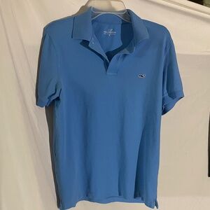 Baby blue polo shirt